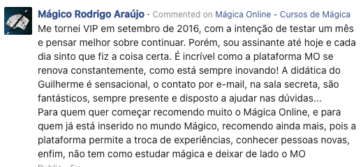 Magico Rodrigo Araujo